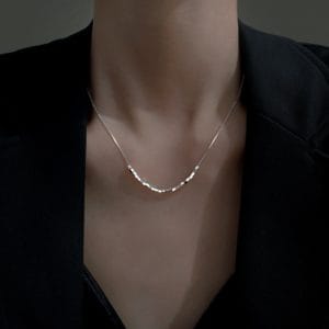 שרשרת כסף 925 ריבוע קטן - עיצוב יוקרתי