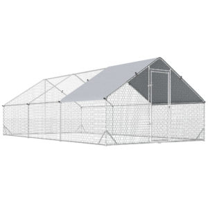 כלוב הליכה לתרנגולות מגולוון 6X3X2 מ'